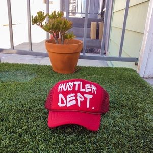 “HUSTLER DEPT.” Trucker Hats.